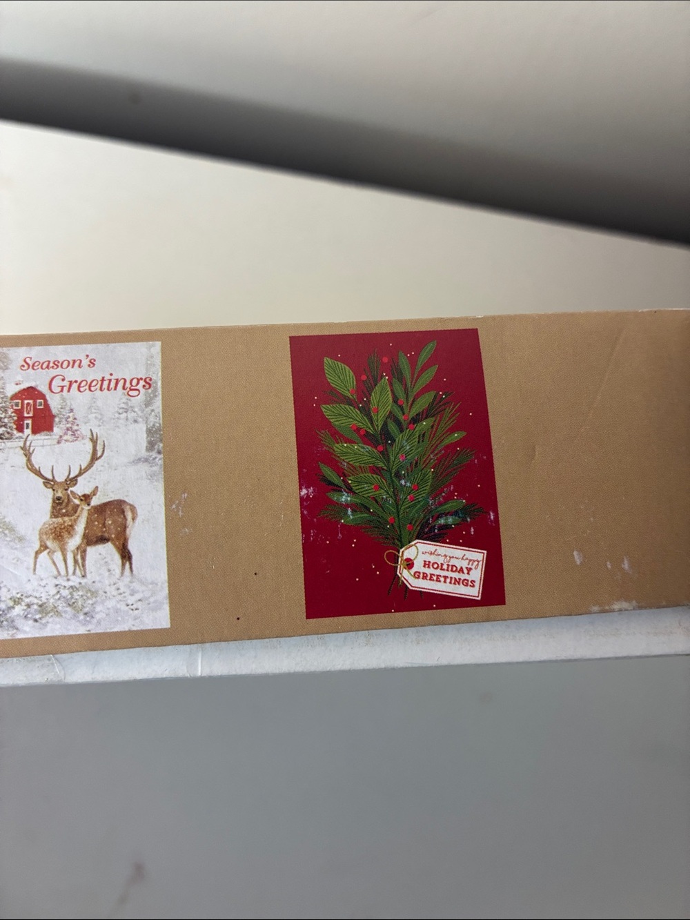 Winter Wishes Christmas Assorted Cards 30 Pack New In Box  6 Designs - Picture 9 of 12